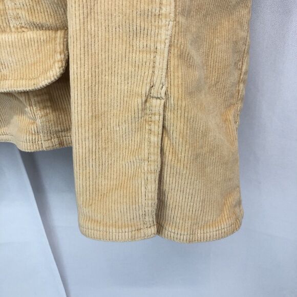 Charter Club Women's Plus Size 16 Corduroy Blazer Jacket Golden Yellow - Picture 5 of 11